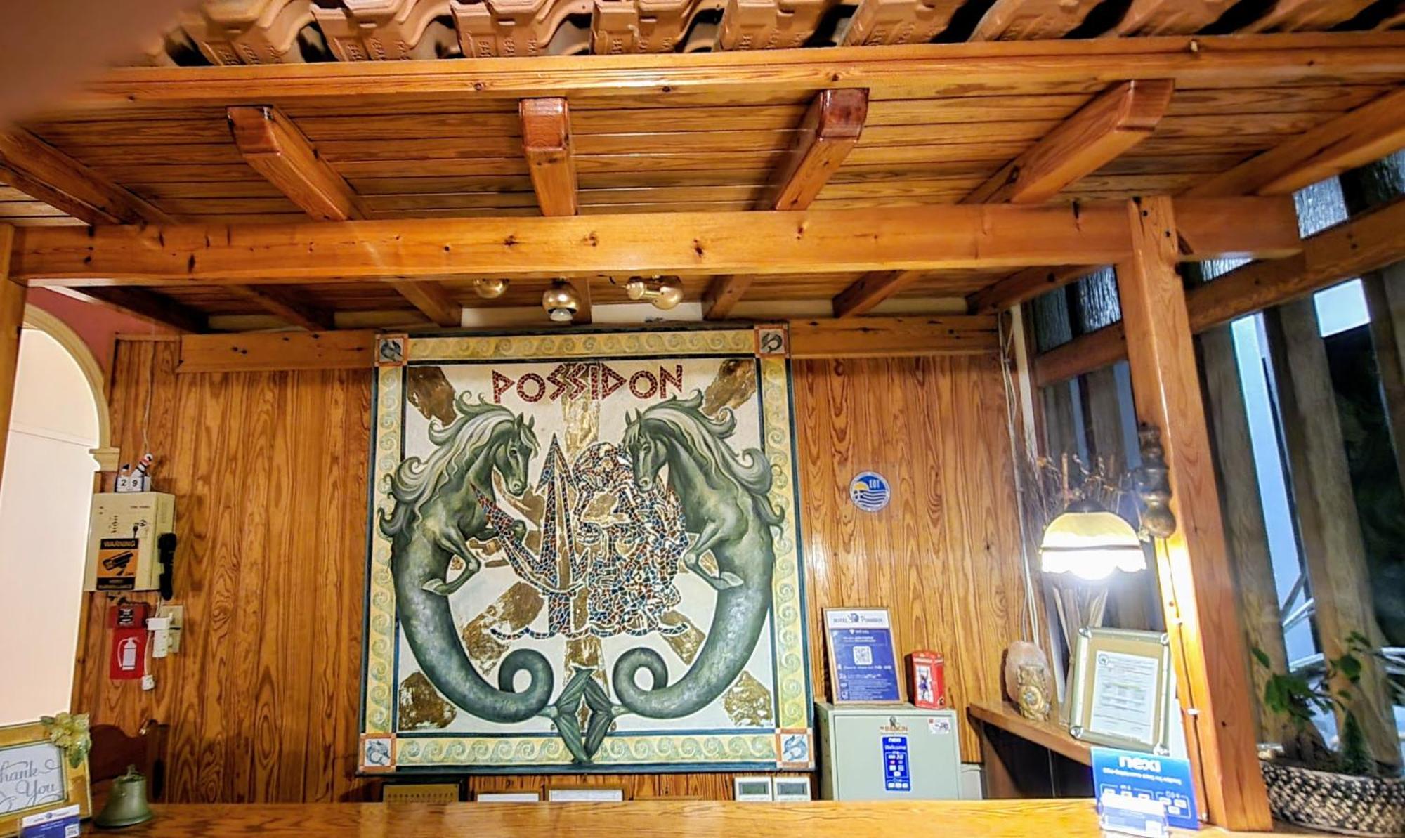 Possidon Hotel Agia Marina  Exterior photo